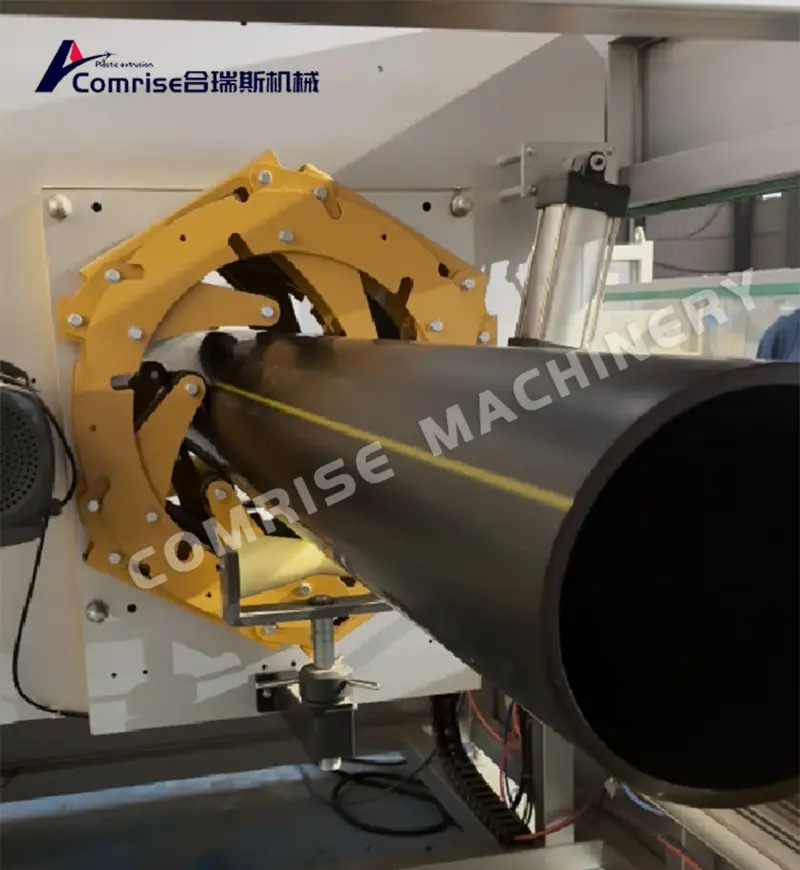 ການທົດລອງເຄື່ອງທໍ່ HDPE 200-500mm ສໍາເລັດເພື່ອຄວາມພໍໃຈຂອງລູກຄ້າ