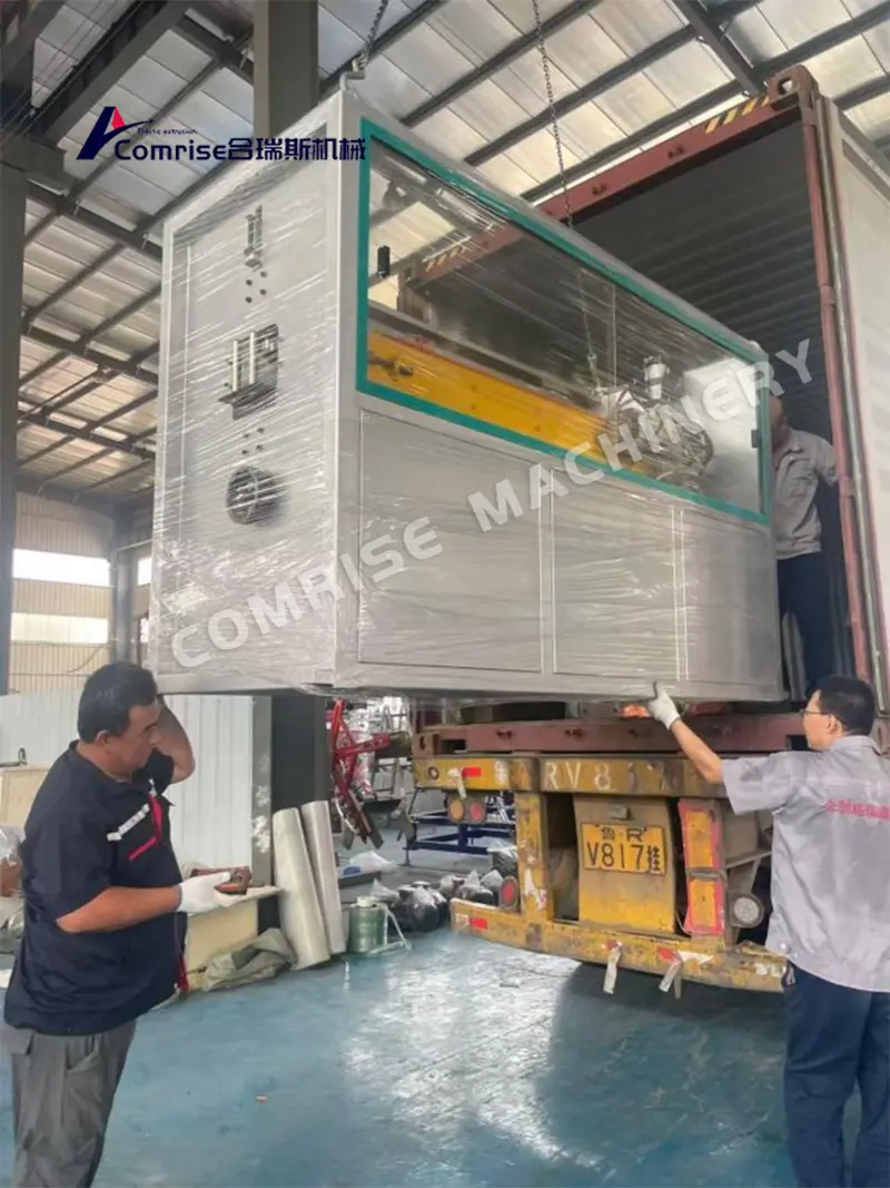 ເຄື່ອງຈັກທໍ່ PVC ທີ່ມີປະສິດທິພາບສູງມຸ່ງຫນ້າໄປສູ່ອາເມລິກາໃຕ້ ເຄື່ອງຈັກທໍ່ PVC ທີ່ມີປະສິດທິພາບສູງມຸ່ງຫນ້າໄປສູ່ອາເມລິກາໃຕ້